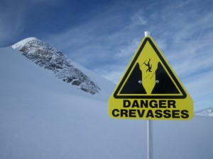 crevasses